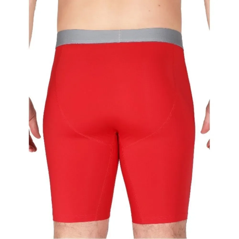 Mens Performance Long Leg Stretch Nylon Boxer Briefs Underwear 3 Pack Size S